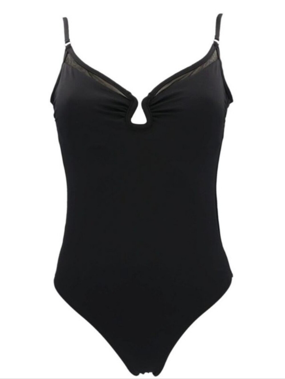 Zimmermann Brighton Black One Piece U Wire Swimsuit